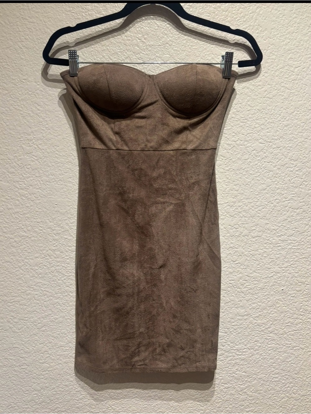 Guess Strapless Brown Dress